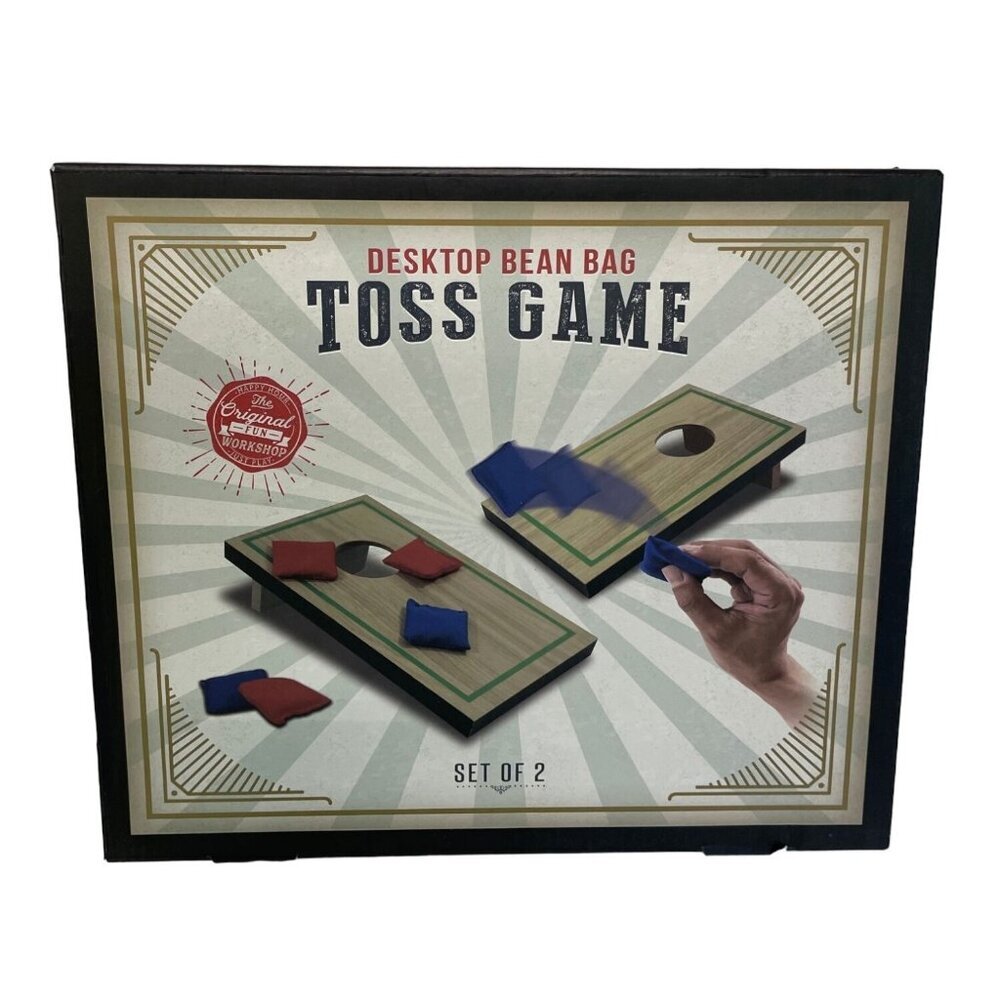 Desktop‎ Bean Bag Toss Game Set Of 2 Boards With 6 Bags
